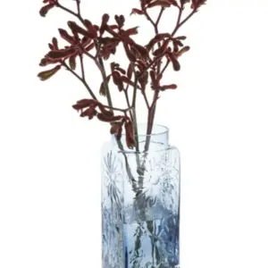 Dartington - Marguerite Ink Blue Tall Vase - 21cm