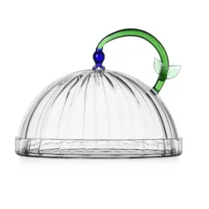 Ichendorf - Botanica Dome With Dish & Blue Flower
